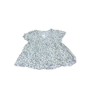 Enno Womens Short Sleeves Multicolor Top Size L